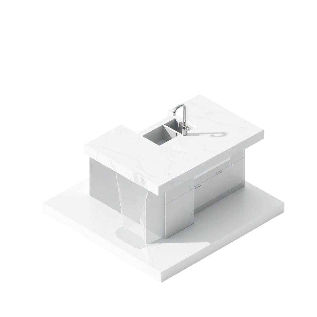 Render 3D del servicio